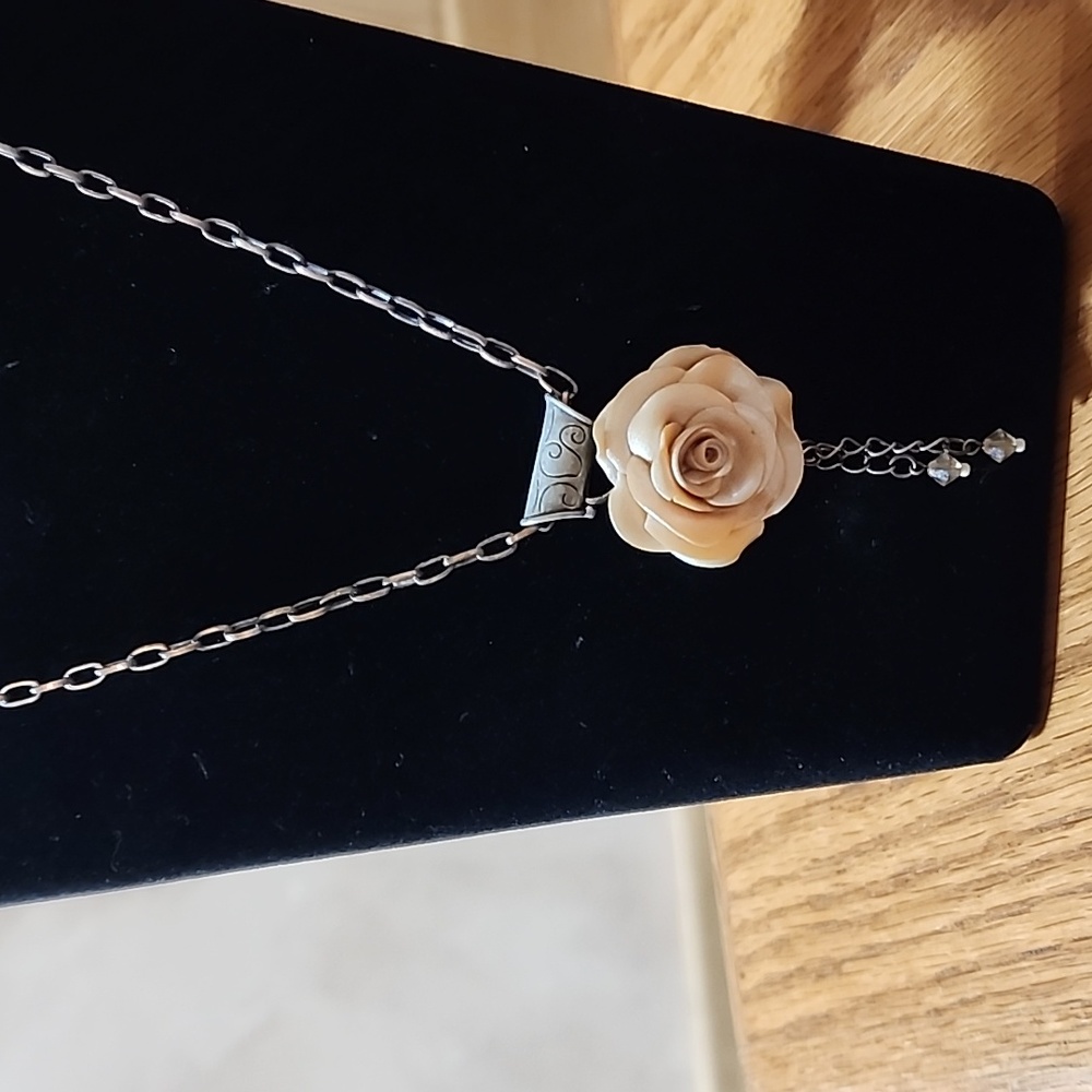 Handmade Rose Necklace